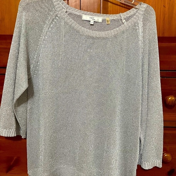 Chico's Sweaters - Sparkly Silver Top - Medium